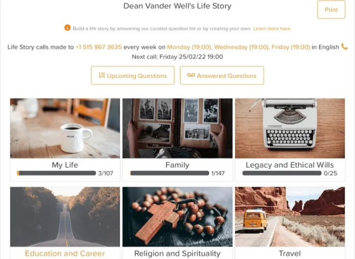 Storii capture family stories without writing a word